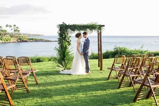 Photographer capturing intimate moments at Montage Kapalua Bay, Lahaina, HI - Salt Drifter Photography.maui