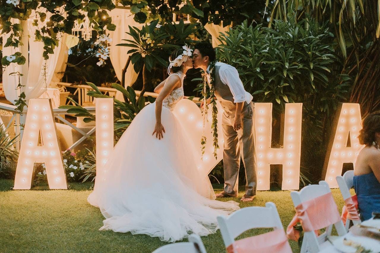 Male'ana Gardens - Kailua, HI Venue - Salt Drifter Photography in Oahu. Luxury event design, planning, and management services for intimate weddings up to 20 guests. Fully booked through 2023, now taking reservations for 2024. Aloha!